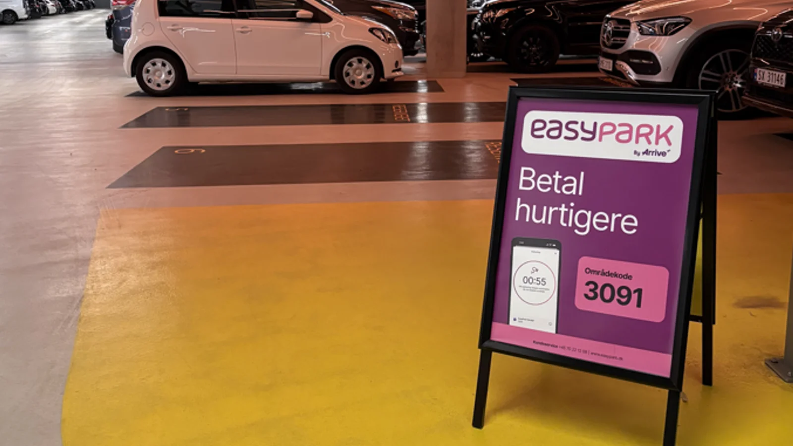 Nu kan EasyPark-brugere køre automatisk ind og ud af Jeudan-p-huse i København