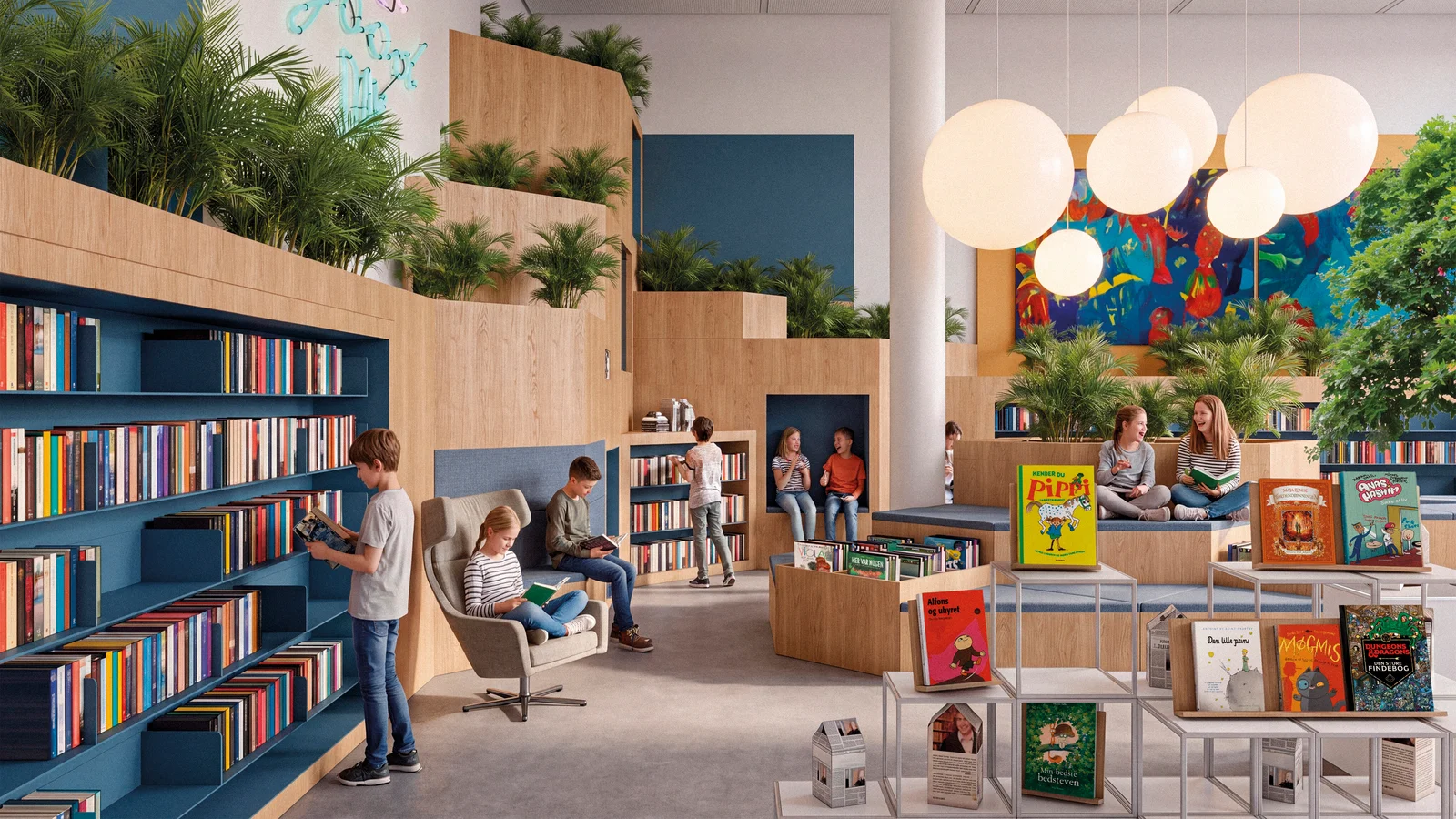 Nyt børne- og ungebibliotek på Frederiksberg