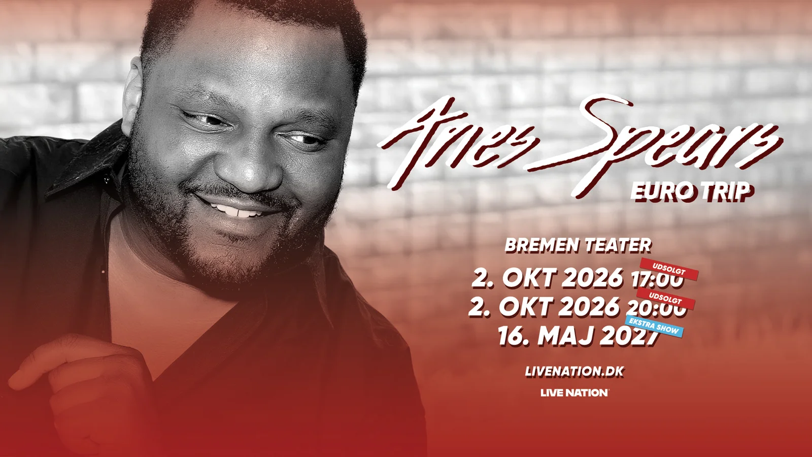 Efter to udsolgte shows i København: Aries Spears kommer tilbage i 2027!