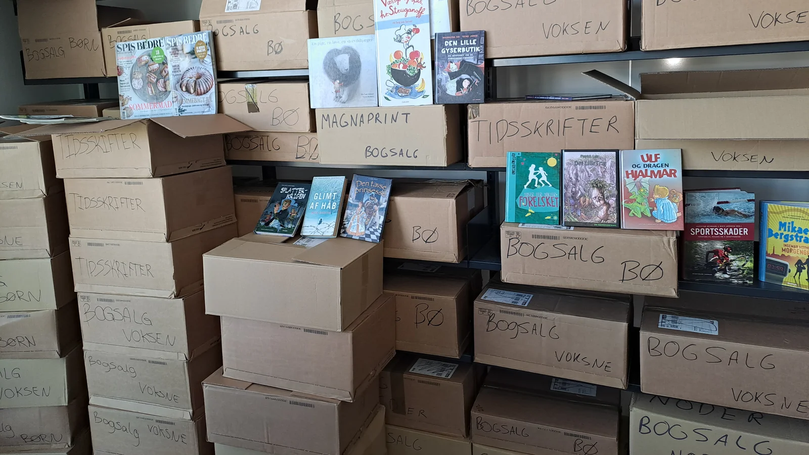 Stort bogsalg på biblioteket