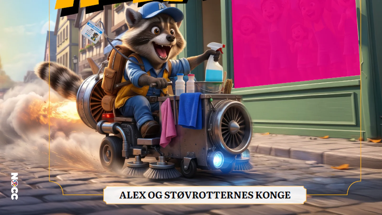 Ny børnebog gør rengøringsassistenten til en helt
