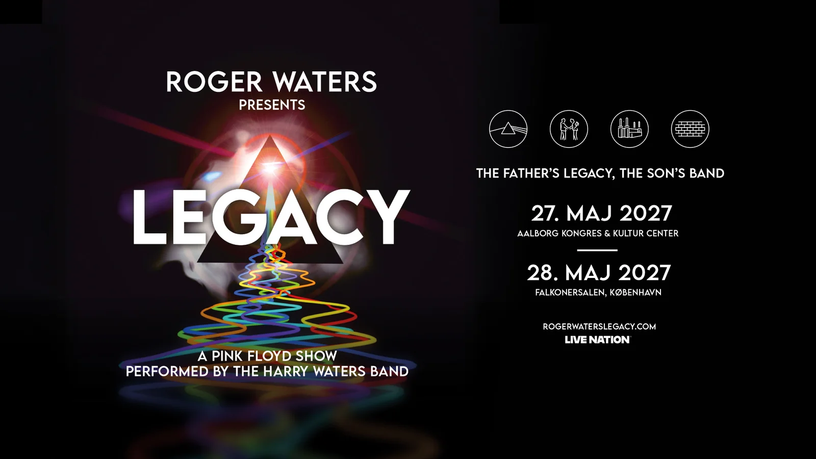 Roger Waters Presents Legacy i Danmark 2027!
