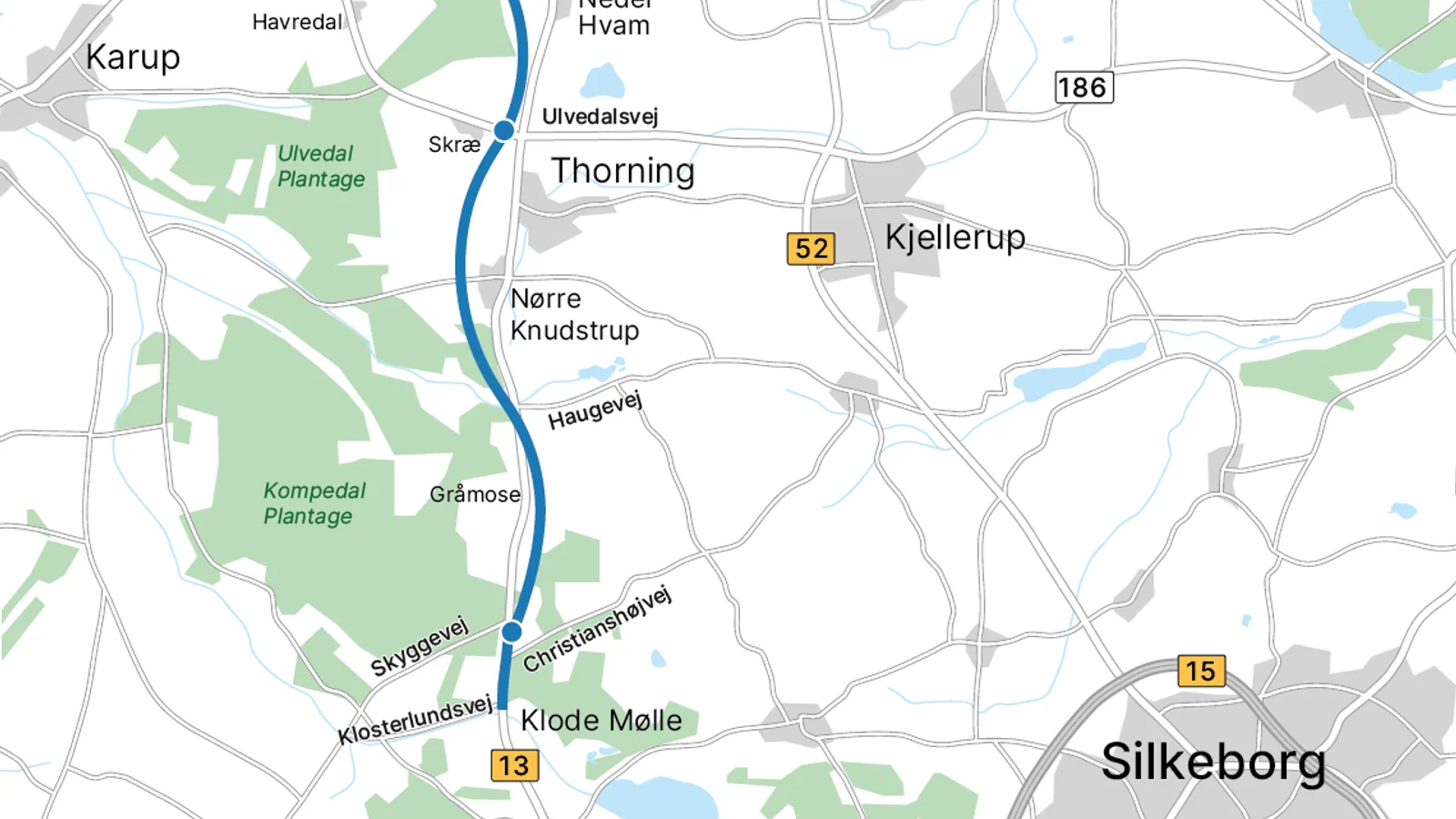 Vejdirektoratet har fundet rådgiver til anlæg af Midtjyske Motorvej Klode Mølle - Løvel