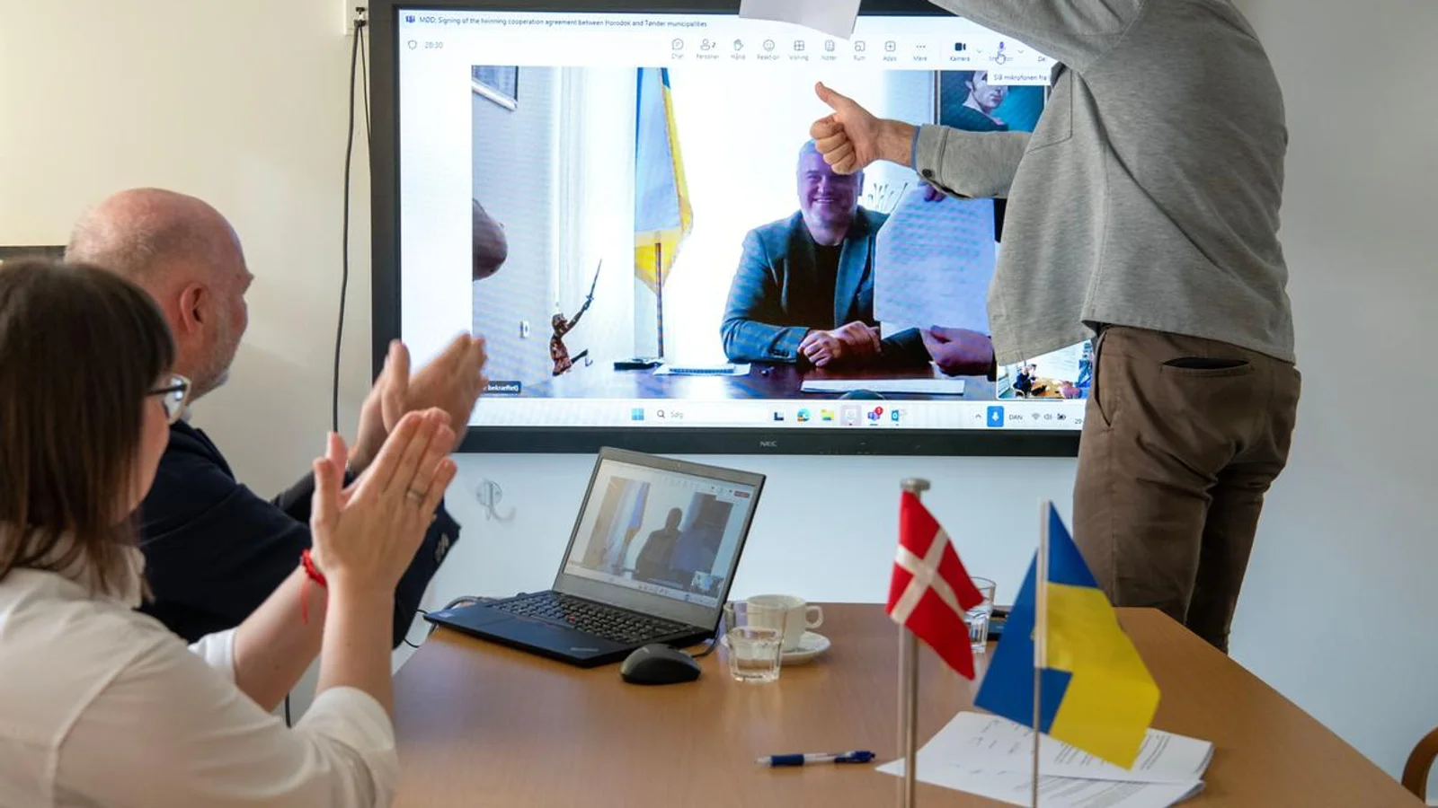 OPDATERET VERSION!  Tønder Kommune får besøg af sin ukrainske venskabsby