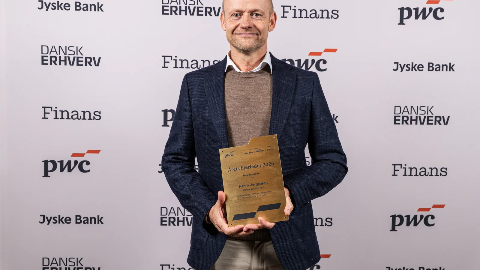 Fra køkkenbordsprojekt til international succes: Henrik Jørgensen fra House Nordic vinder Årets Ejerleder 2026 på Fyn