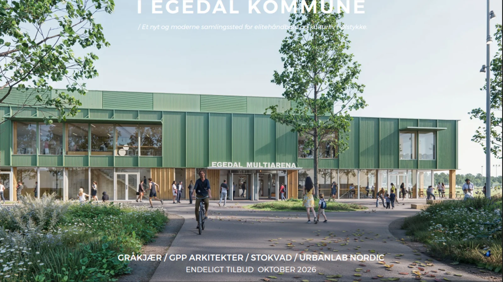 Egedal Kommune indgår kontrakt om Multiarena