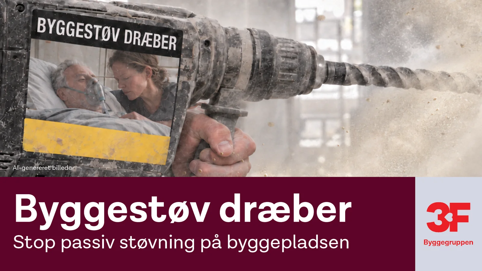 3F Byggegruppen kalder på opgør med usynlig dræber på byggepladsen