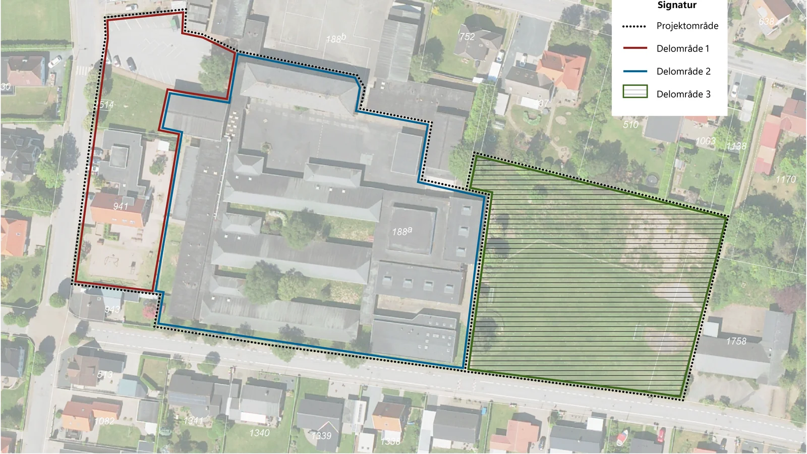 Nyt boligområde på vej ved den gamle skole i Skærbæk