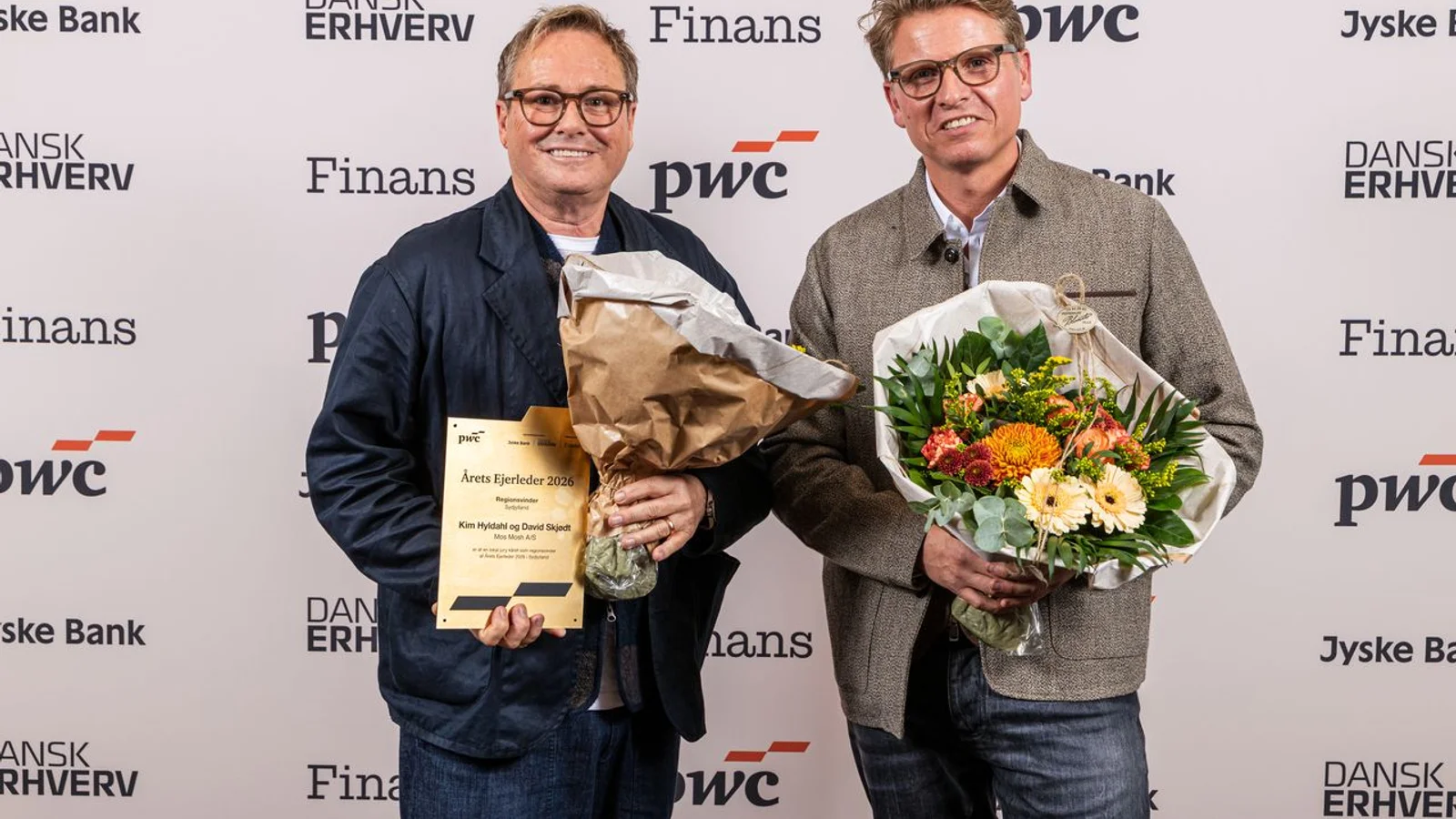 Fra første kollektion til internationalt modebrand: Kim Hyldahl og David Skjødt fra Mos Mosh vinder Årets Ejerleder 2026 i Sydjylland